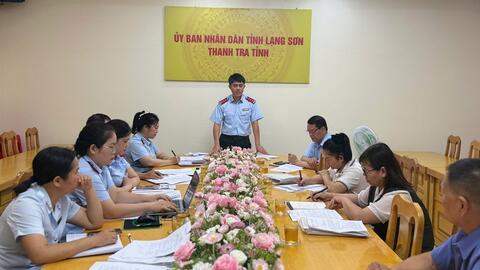 Thanh tra tỉnh Lạng Sơn công bố Quyết định thanh tra tại  03 Văn phòng công chứng