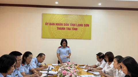 Thanh tra tỉnh Lạng Sơn tổ chức Công bố Quyết định thanh tra