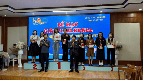 THANH TRA TỈNH TỔ CHỨC GIẢI PICKLEBALL CHÀO MỪNG 80 NĂM NGÀY TRUYỀN THỐNG NGÀNH THANH TRA VIỆT NAM (23/11/1945 – 23/11/2025)