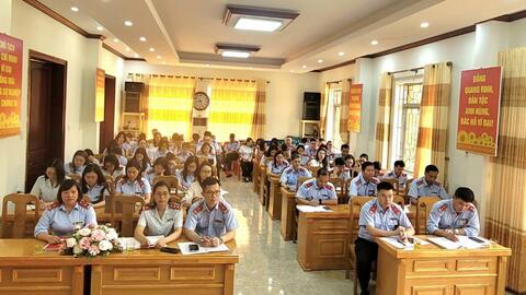 Đảng ủy Thanh tra tỉnh Lạng Sơn tiếp sóng Hội nghị trực tuyến nghiên cứu, học tập, quán triệt và triển khai thực hiện Nghị quyết Hội nghị lần thứ hai Ban Chấp hành Trung ương Đảng khóa XIV