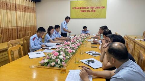 Thanh tra tỉnh tổ chức Công bố quyết định thanh tra