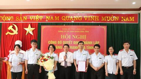 Công bố Quyết định thành lập Đảng bộ Thanh tra tỉnh
