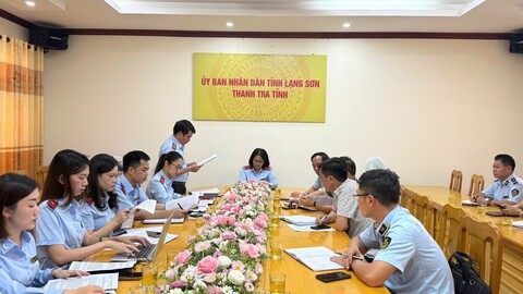 Thanh tra tỉnh Lạng Sơn tổ chức công bố Quyết định thanh tra