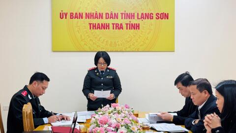 Công bố quyết định thanh tra số 431/QĐ-TTr tại nhà khách A1