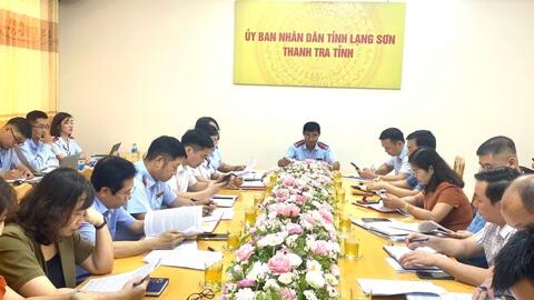 Thanh tra tỉnh Lạng Sơn tổ chức Công bố Quyết định thanh tra