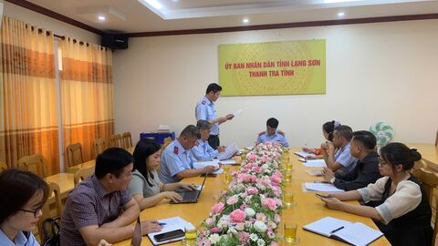 Thanh tra tỉnh Lạng Sơn tổ chức Công bố Quyết định thanh tra
