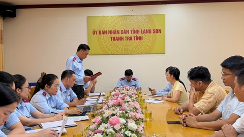 Thanh tra tỉnh Lạng Sơn tổ chức công bố Quyết định thanh tra